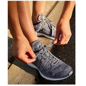 APL Techloom Wave Sneakers in Asteroid/Clay/Ice Blue.